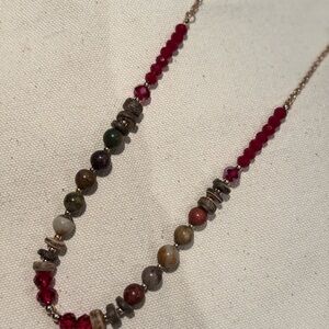 Elegant Multi-Color Beaded Necklace